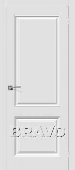 Межкомнатная дверь Скинни-12, П-23 (Белый)