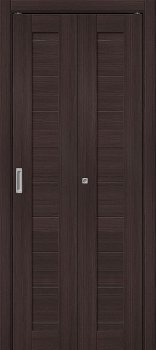 Складная межкомнатная дверь Браво-21, Wenge Melinga