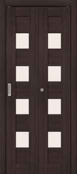 Складная межкомнатная дверь Браво-23, Wenge Melinga