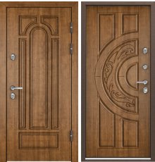 Дверь Цербер 12-3 Термо ВиноритPro+Golden Oak (Сменная панель)