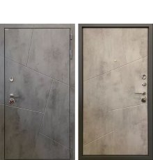 Дверь Ратибор Орион 3К Бетон тёмный/ бетон белый