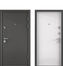 Дверь Торекс ULTIMATUM MP Черный шелк без рисунка / КТ Белый, КВ-8